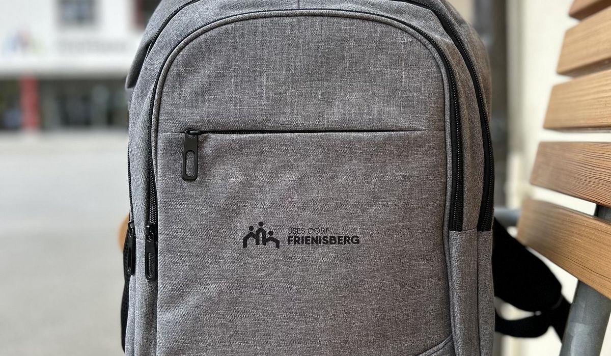 Ein Rucksack als Dankeschön